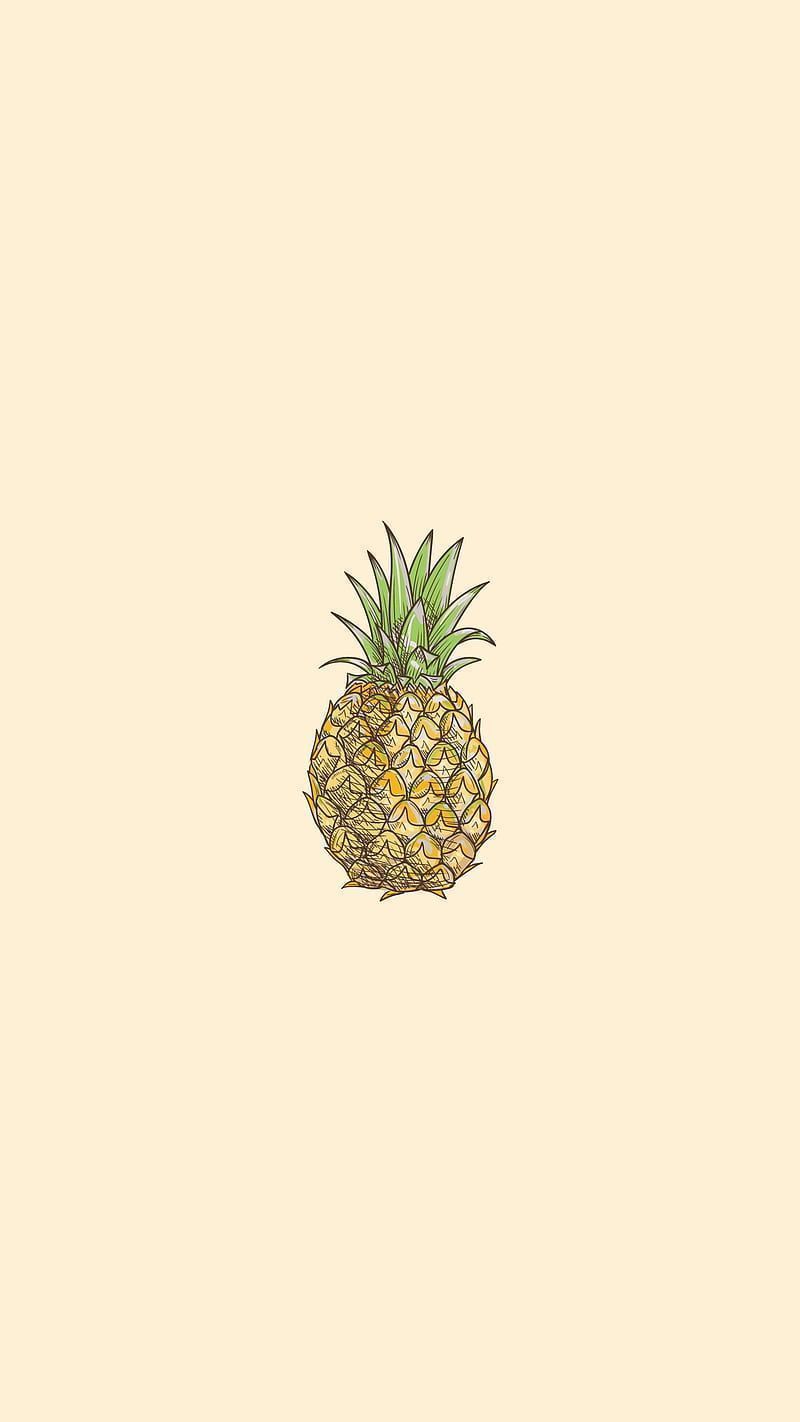 Aesthetic Pineapple, Hawaii vibes, Hawaiian cool art, aloha beach, exotic fruits Ananas, HD phone wallpaper