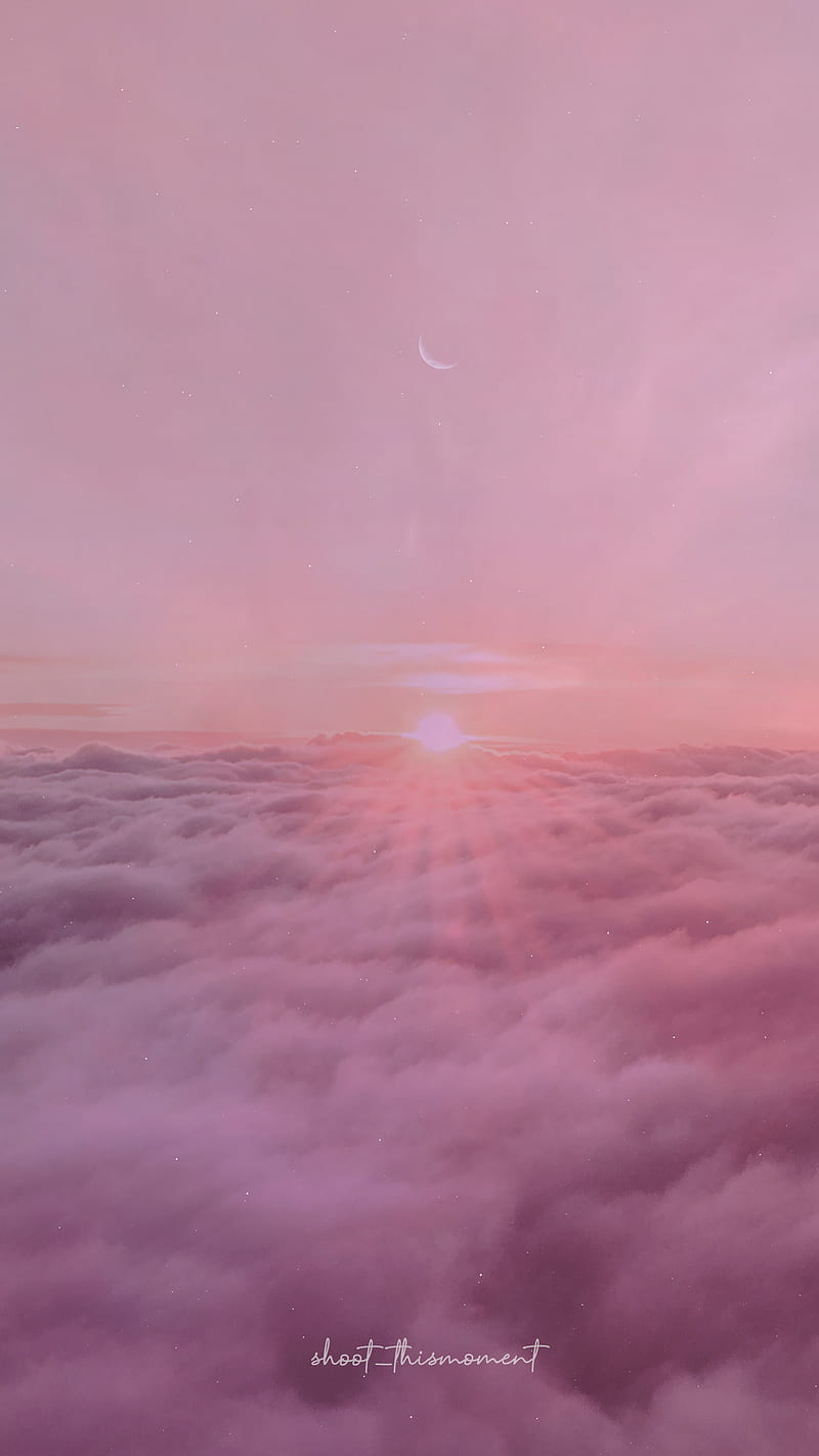 HD sunrise aesthetic wallpaper