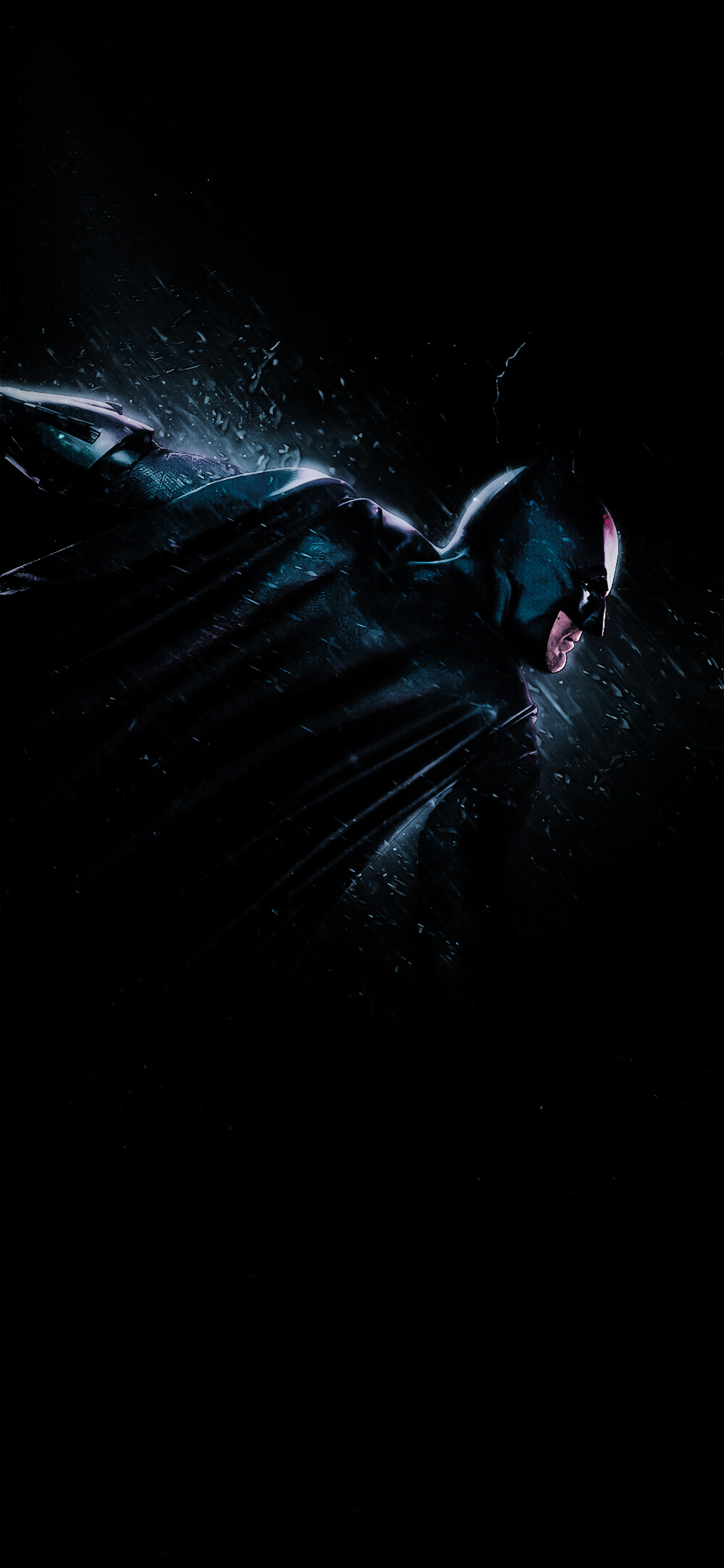 A batman poster with the dark background - Batman