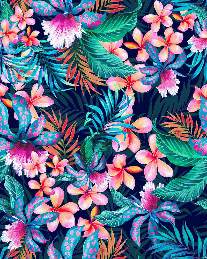 Hawaiian flowers, hawaii, HD phone wallpaper