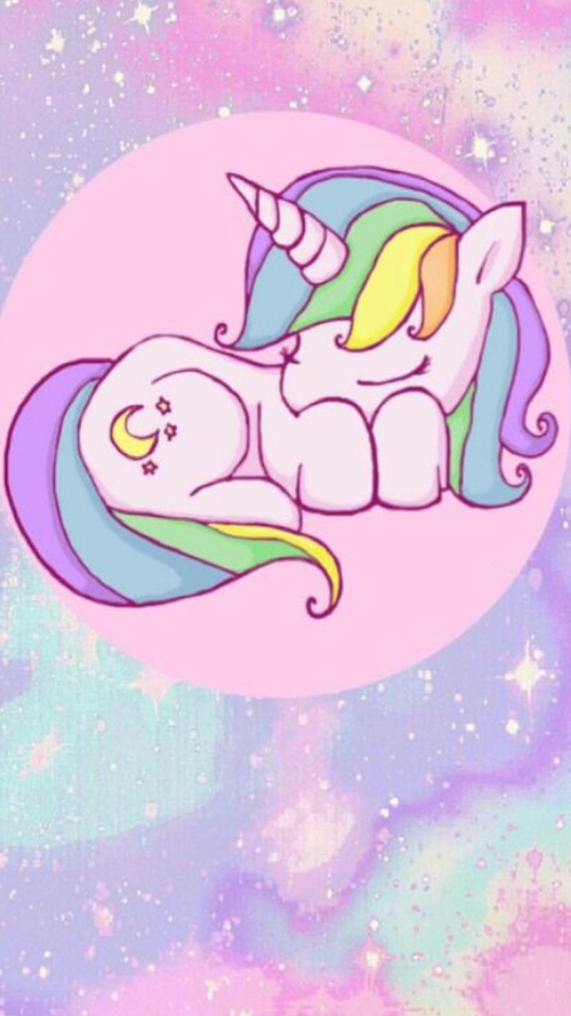 Unicorn, cute, pastel, unicorns, HD phone wallpaper