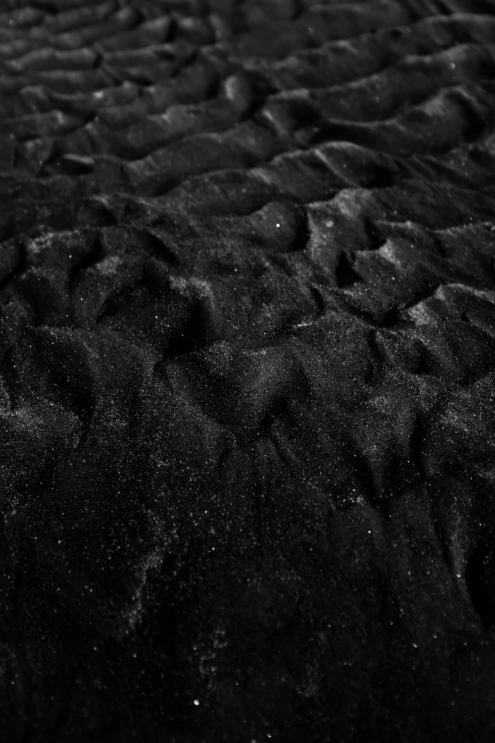 A black and white photo of sand. - Cool, HD, couple