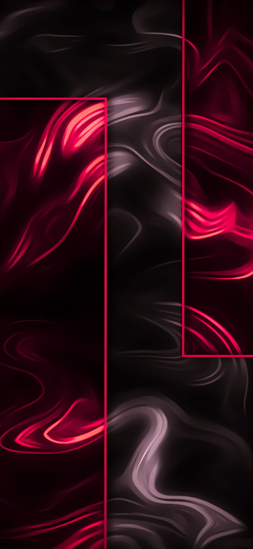 A black and red wallpaper with abstract designs - Magenta