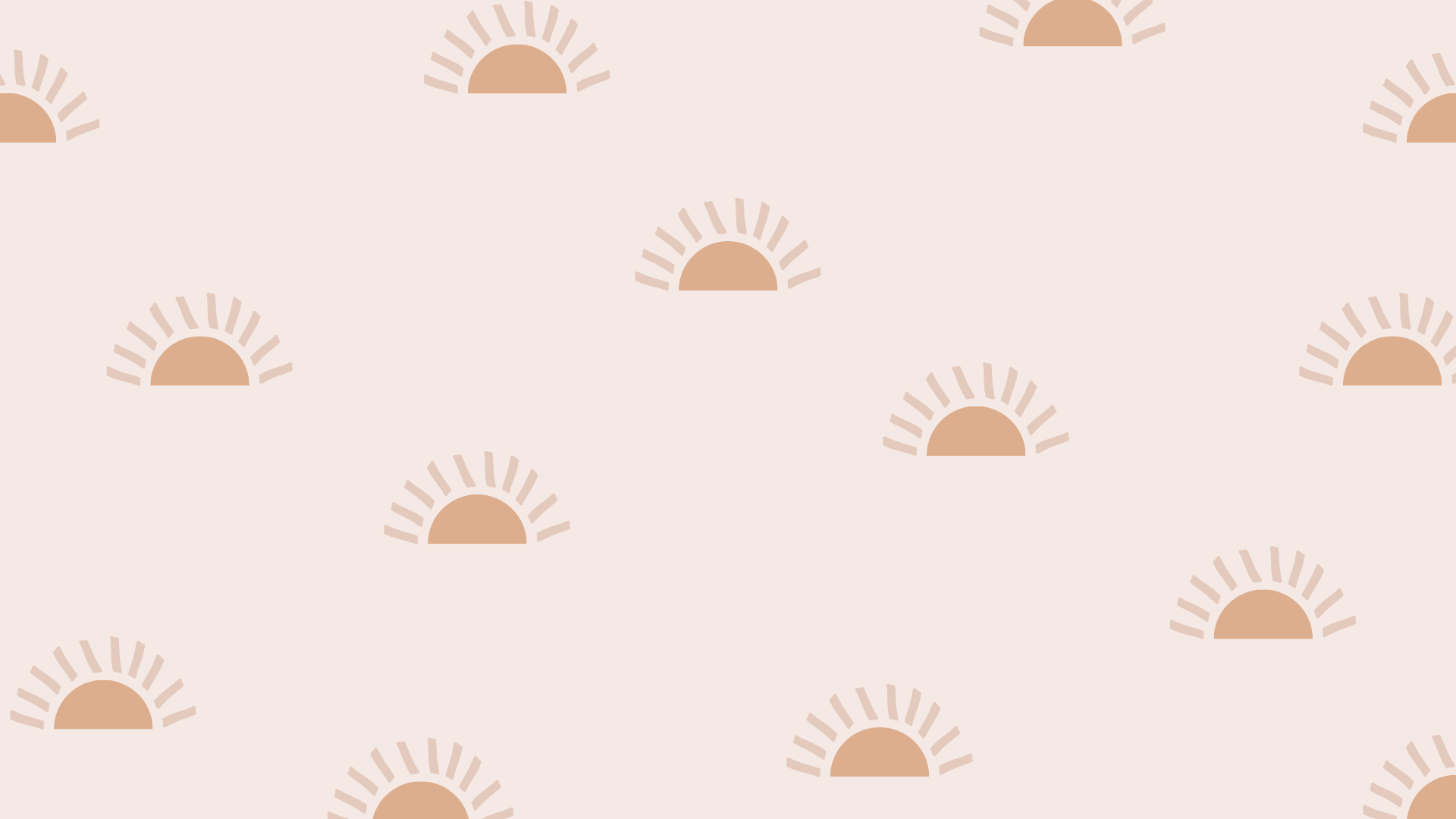 A cute and simple boho sun pattern in pink and beige tones, perfect for adding a touch of warmth and playfulness to any surface. - Boho, sun