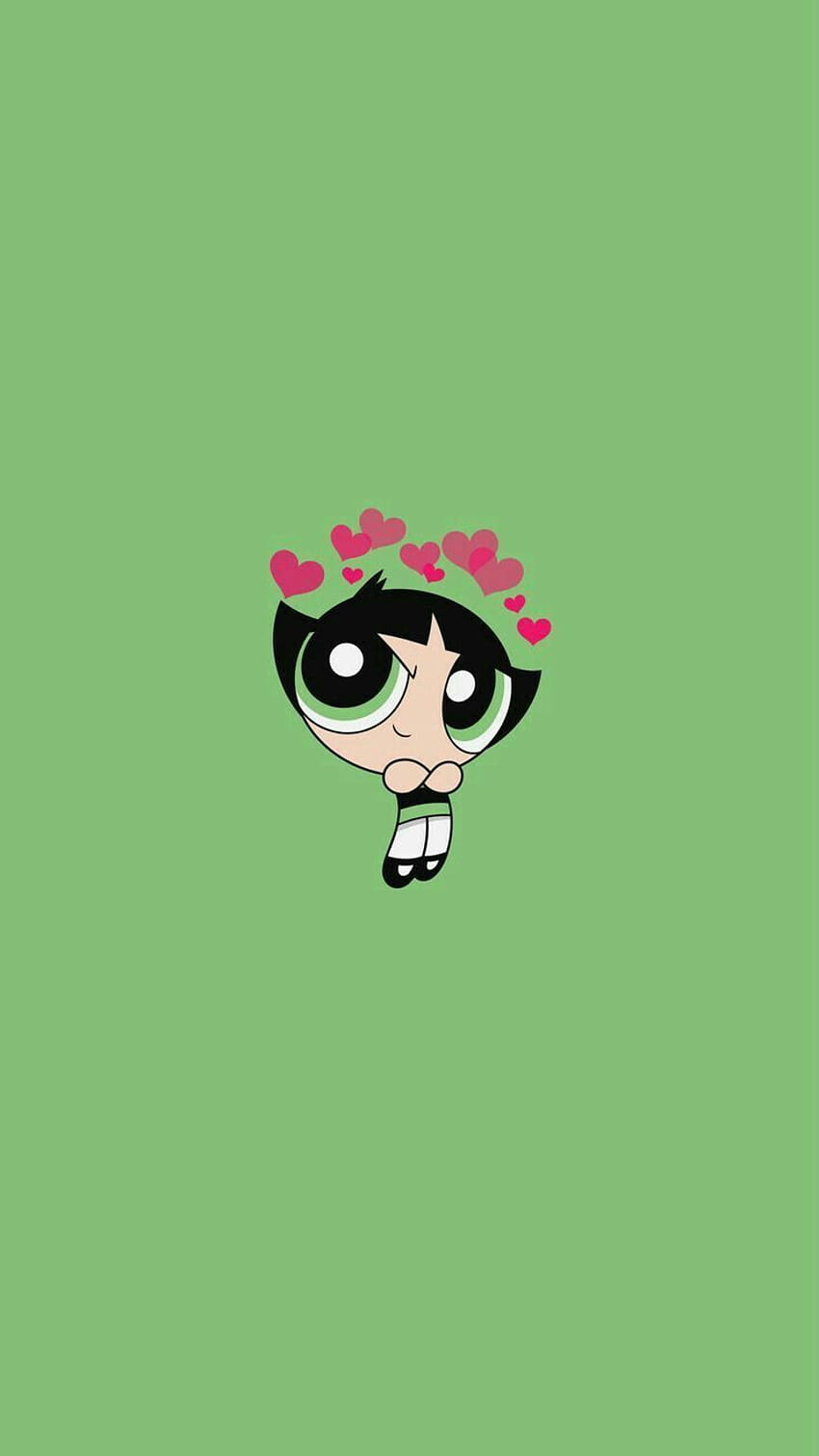 Powerpuff gırls blossom cute in green powerpuff girl aesthetic HD phone wallpaper