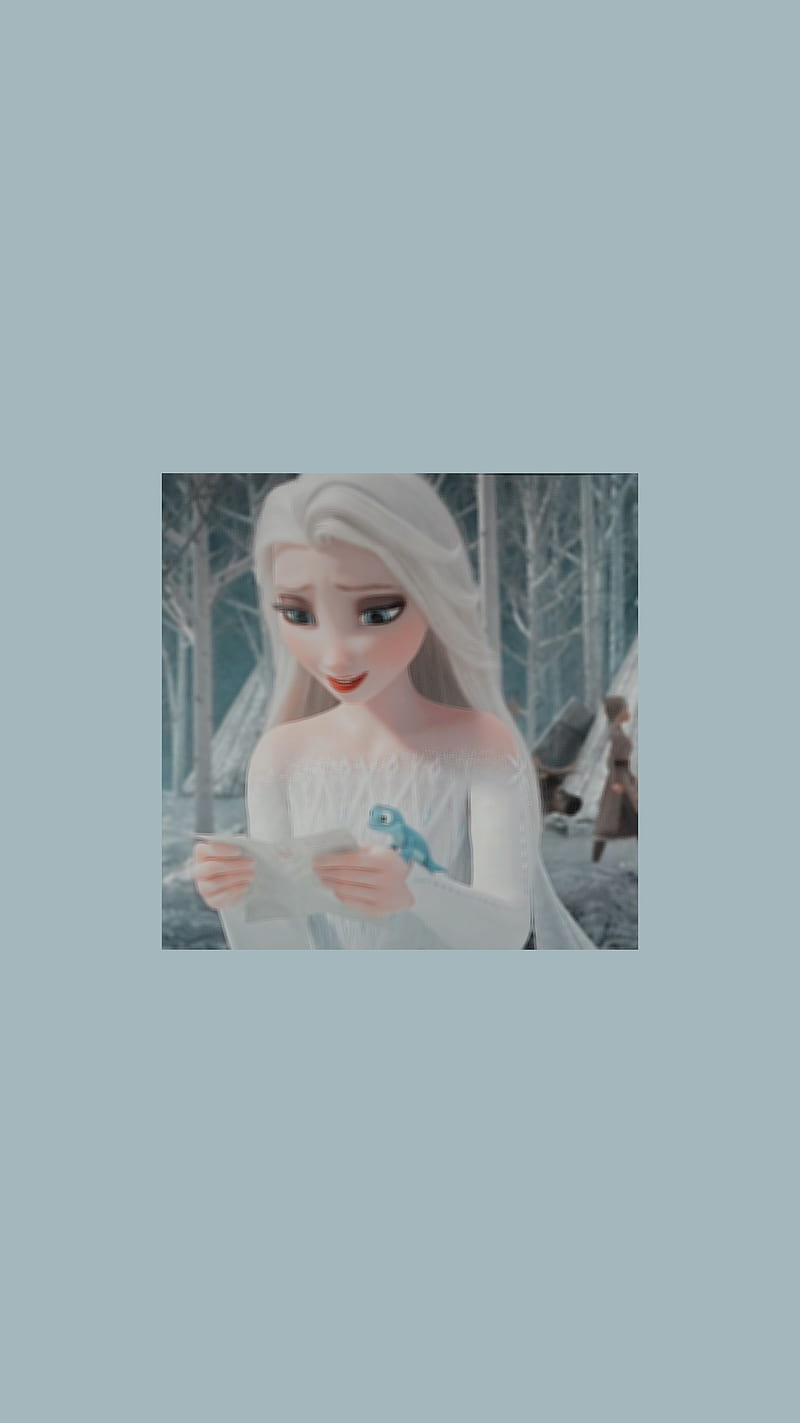 Frozen aesthetic, aesthetic, blue, cold, elsa, frozen, HD phone wallpaper