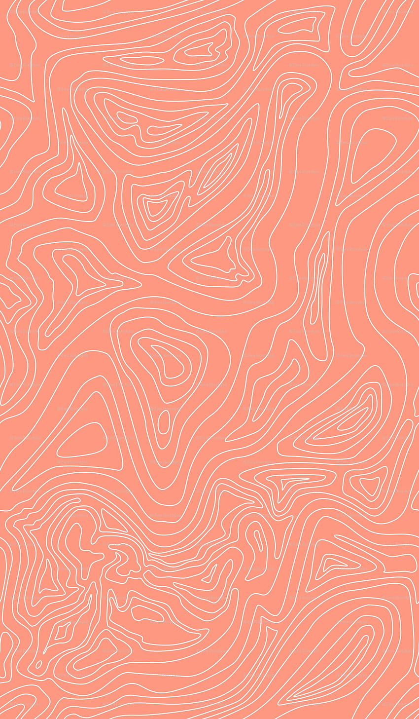 A seamless pattern of lines on an orange background - Salmon
