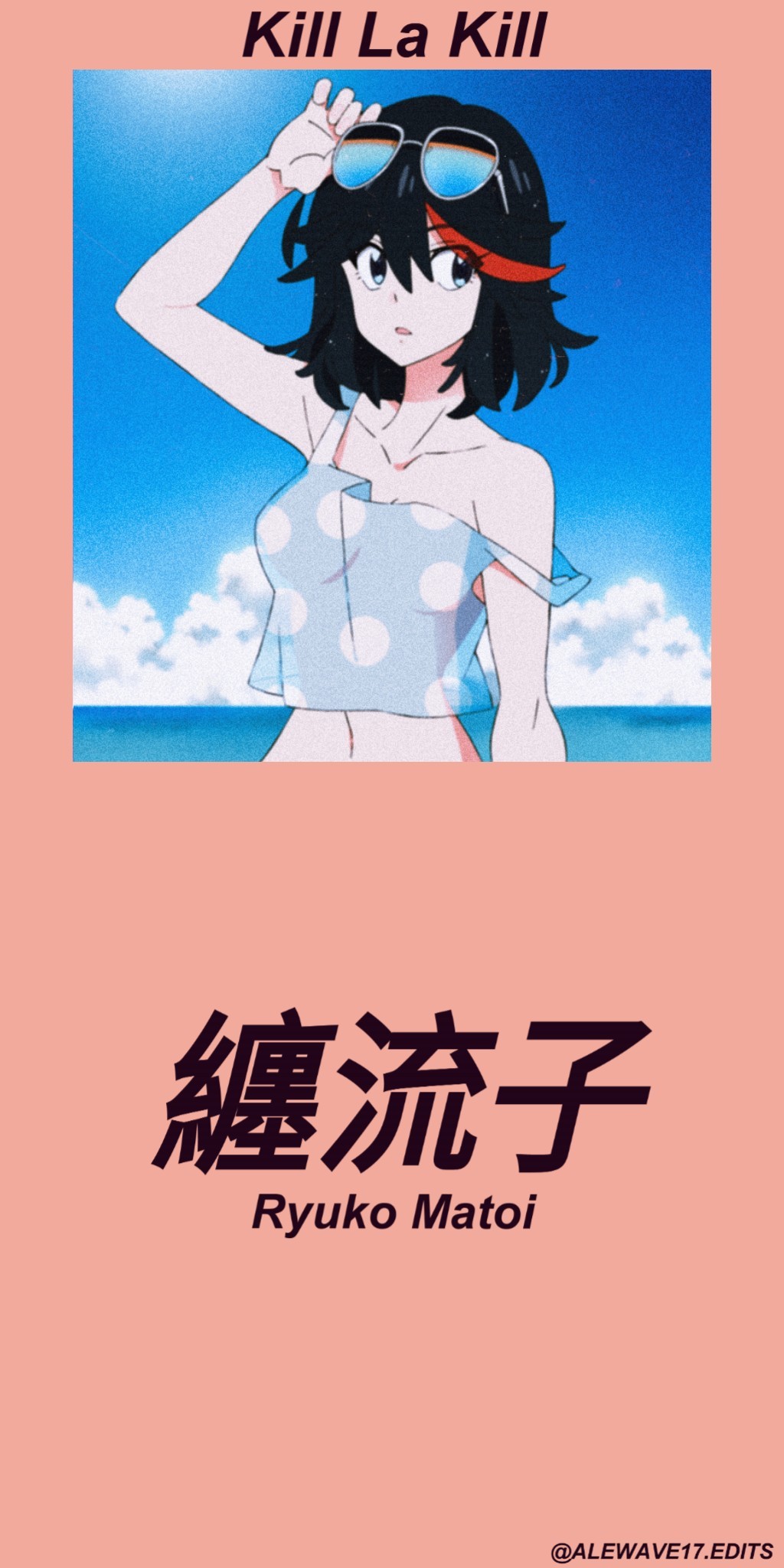Aesthetic anime girl wallpaper for phone. - VHS