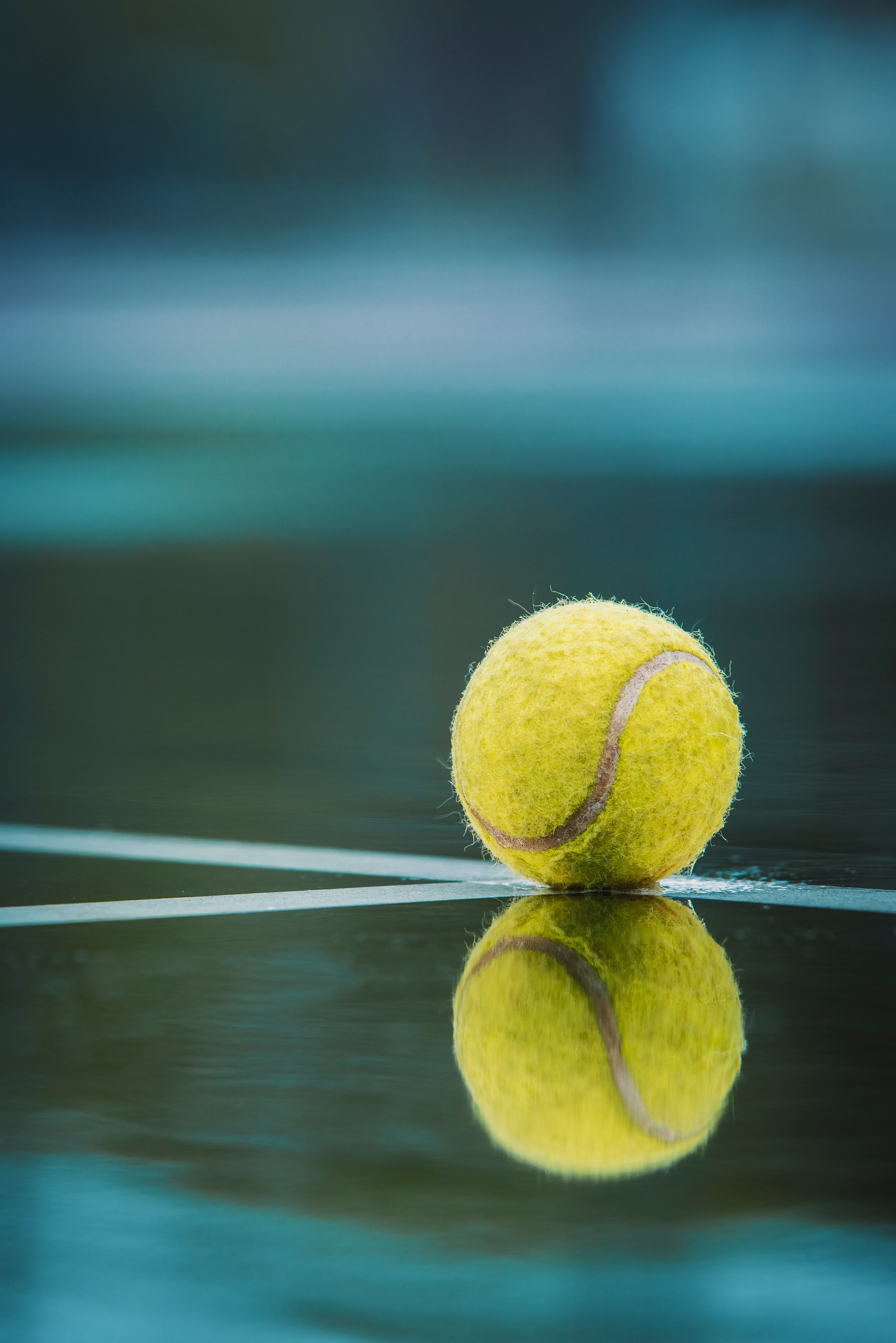 A tennis ball on the water - Tennis