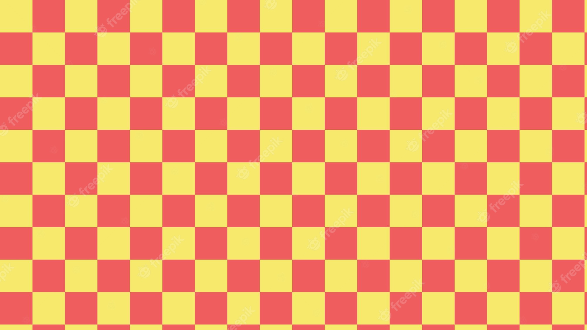 A red and yellow checkered pattern - Pastel orange, checkered