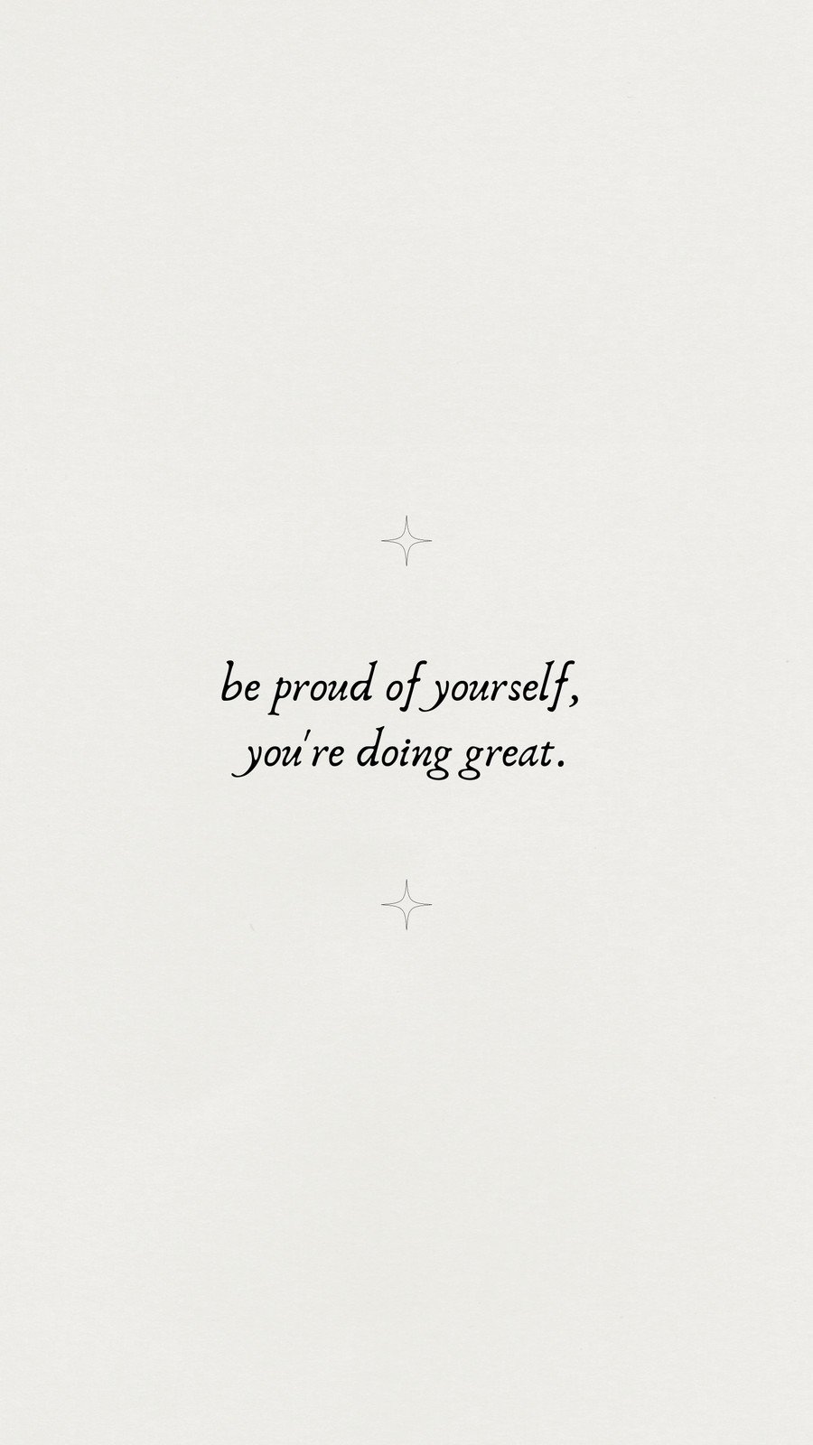 Be proud of yourself you are doing great - Black quotes