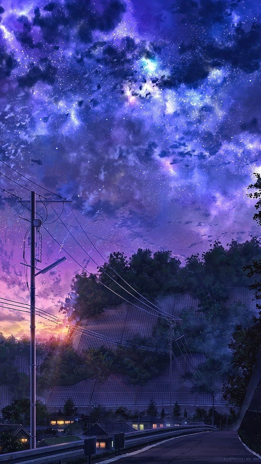 Scenery Aesthetic Anime, landscape aesthetic HD phone wallpaper