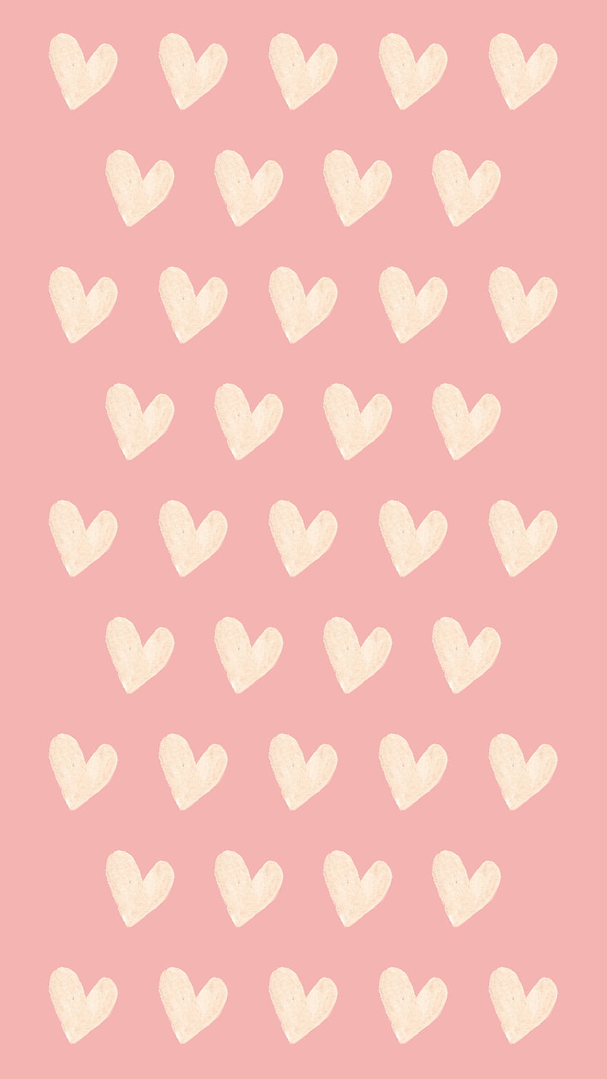 Pink hearts wallpaper background that changes the look of your phone - Pink heart