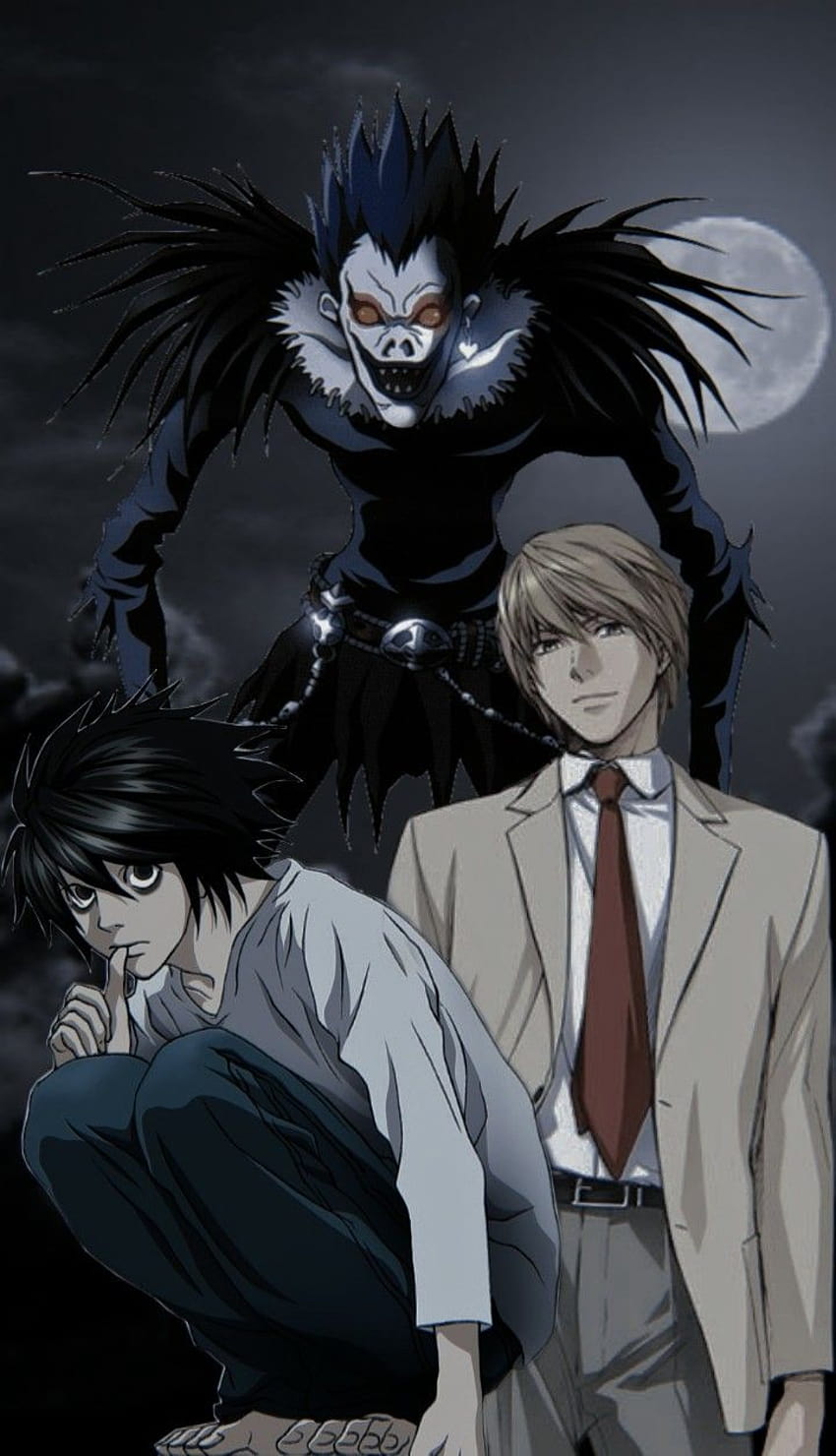 A group of people with masks on their faces - Death Note