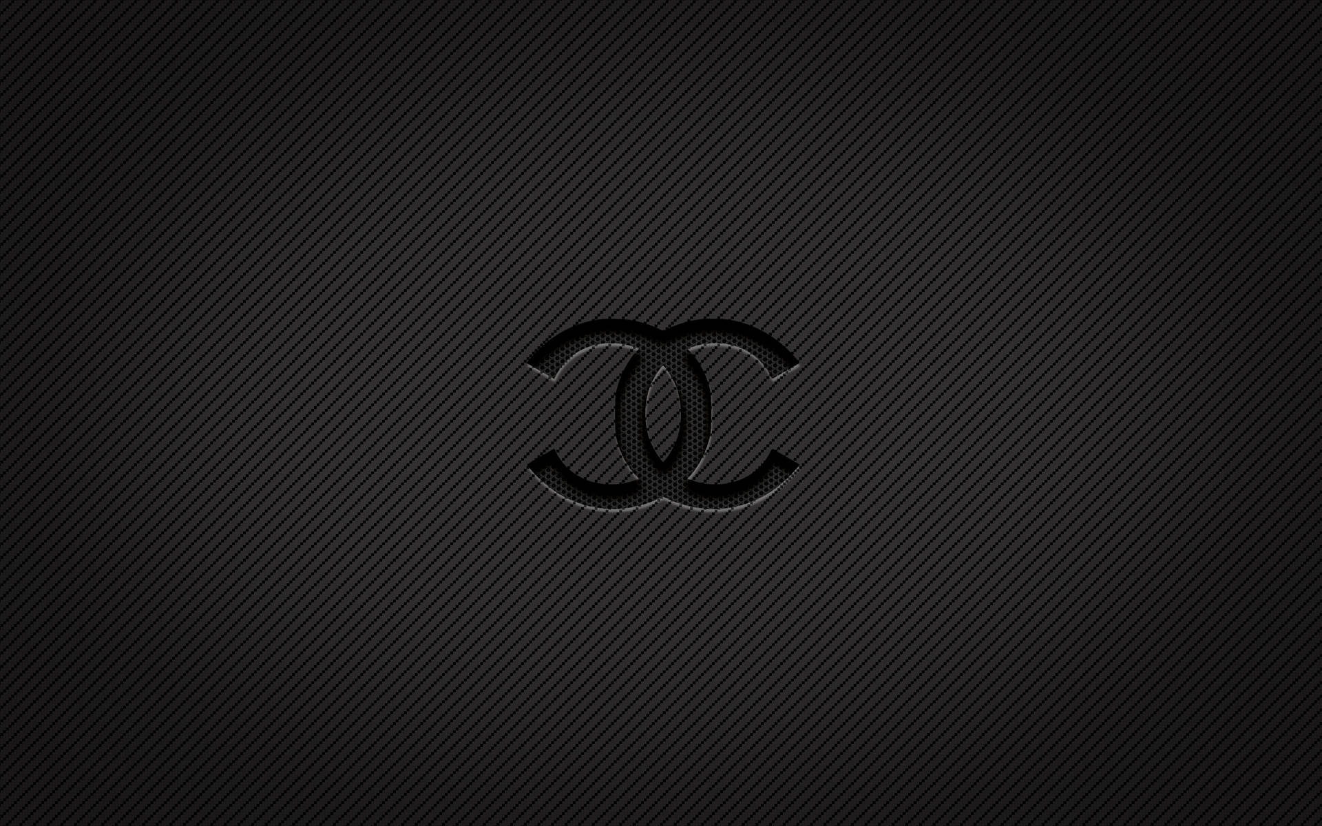 Download Black Aesthetic Chanel Logo Wallpaper