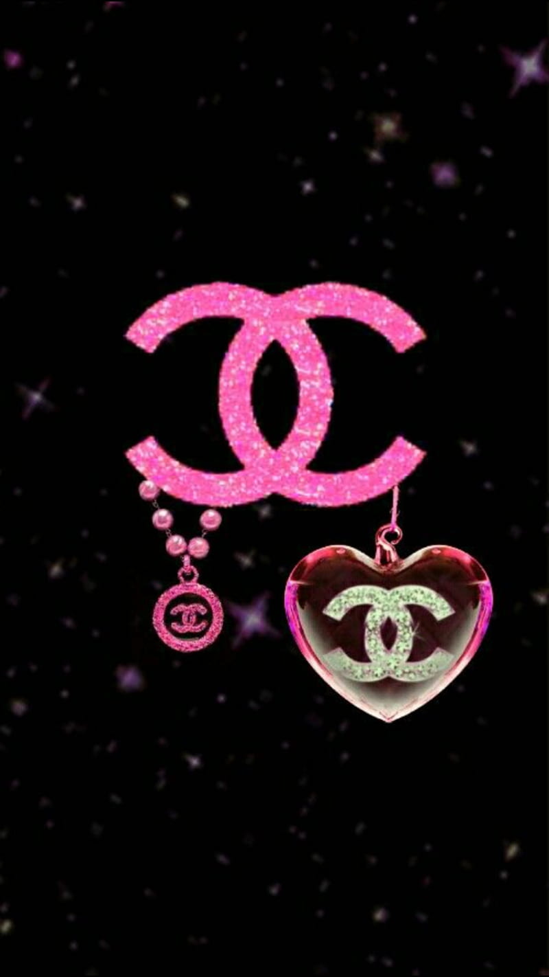 The chanel logo with a heart and star - Chanel