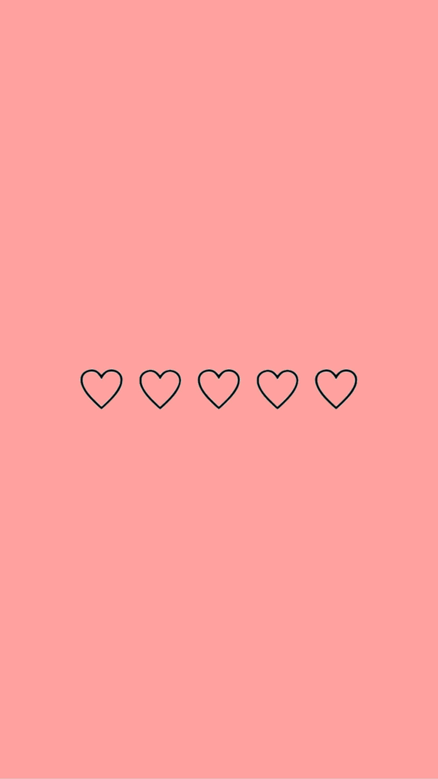 Wallpaper, pink, and hearts image - Cute