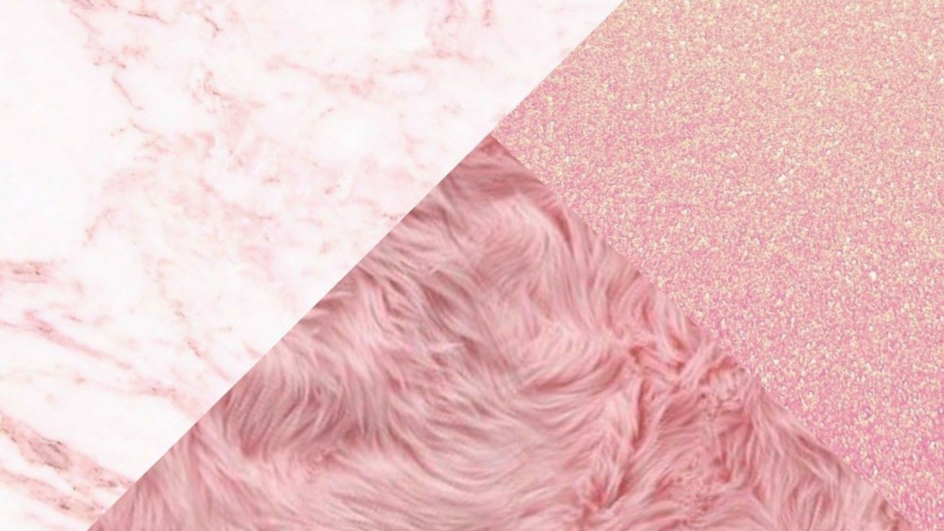 A collection of marble, fur, and glitter backgrounds - Rose gold