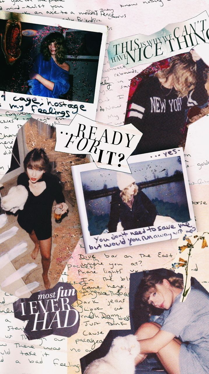 A collage of pictures and words - Taylor Swift