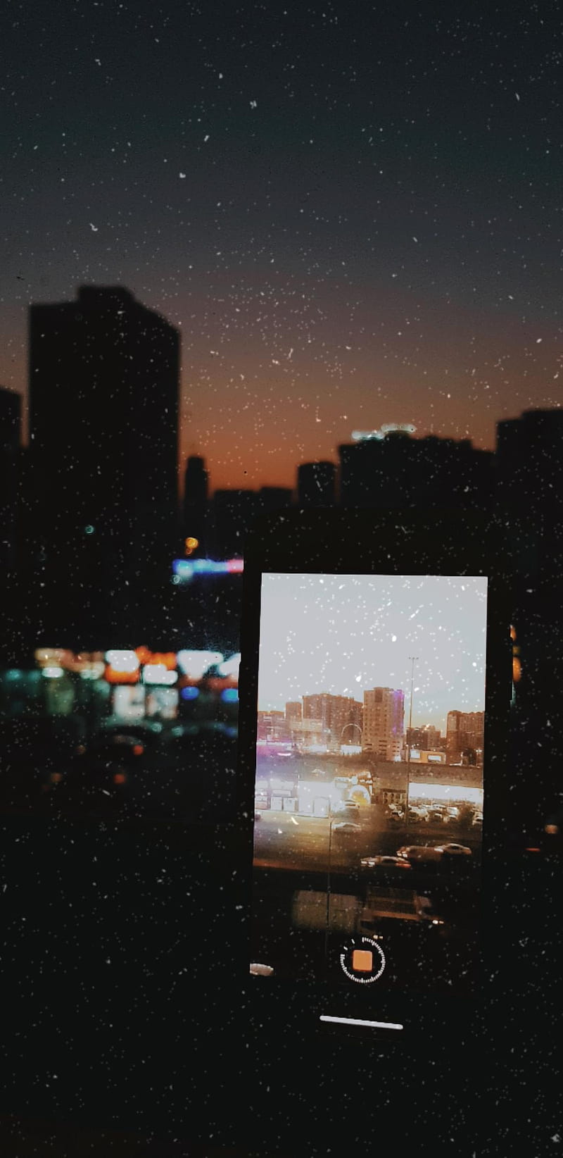 Night aesthetic, blur, city, dubai, fantasy, hope, land, life, world, HD phone wallpaper