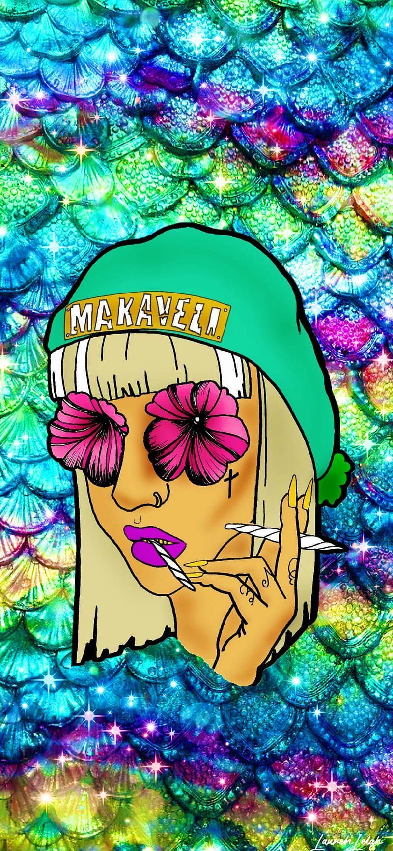 Smoking, cannabis, colorful, girly, glitter, pot, sparkles, stoner, HD phone wallpaper