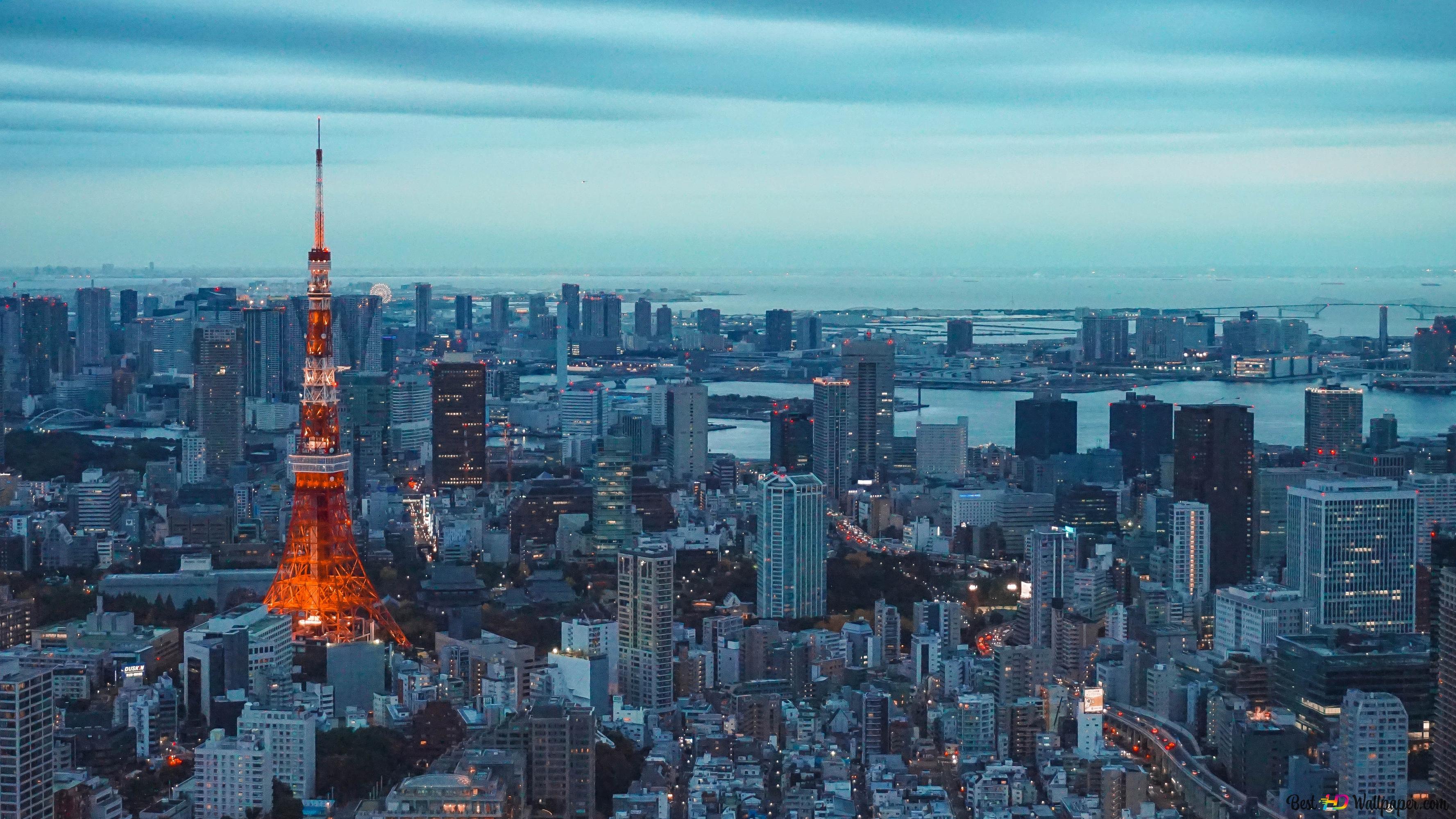 Tokyo Tower, Japan 4K wallpaper download