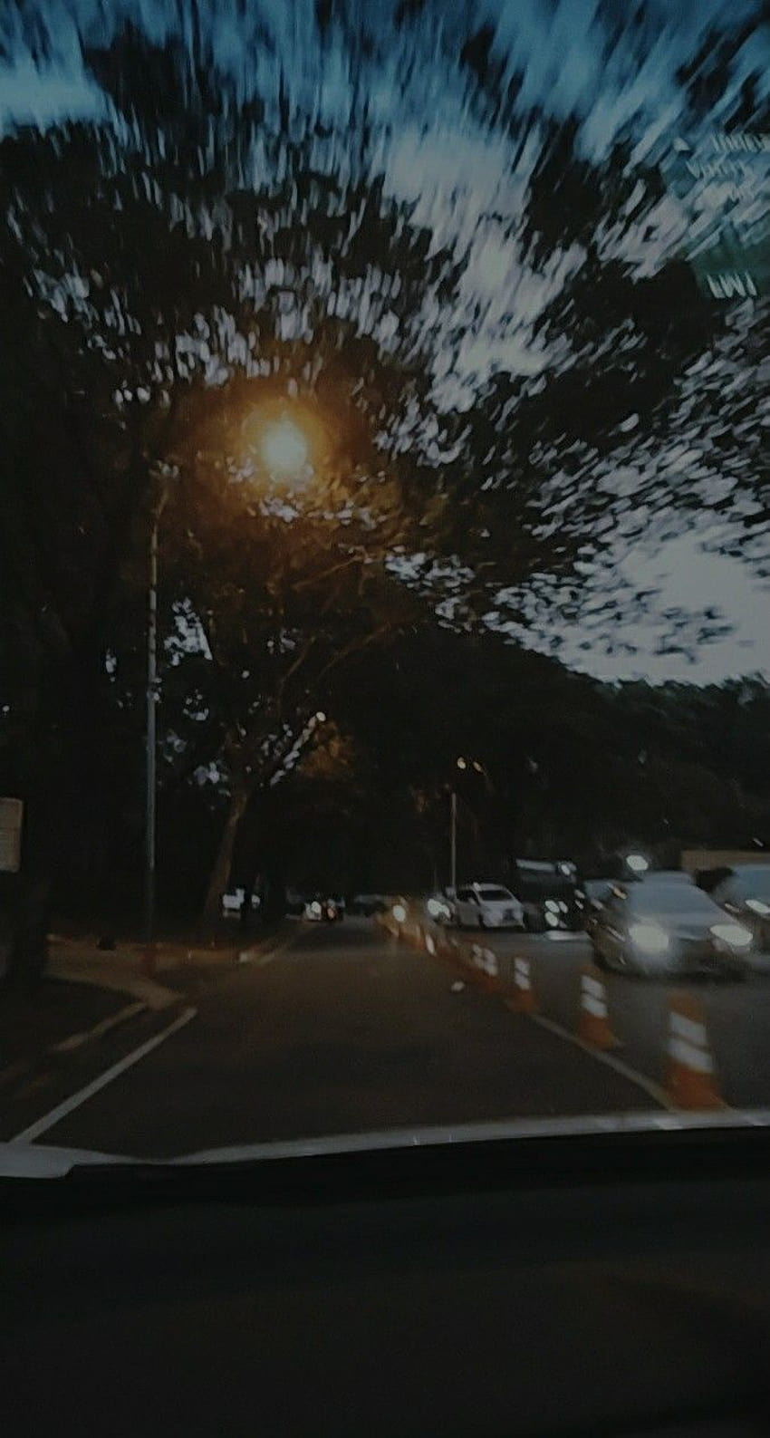 Night blurry aesthetic HD wallpaper