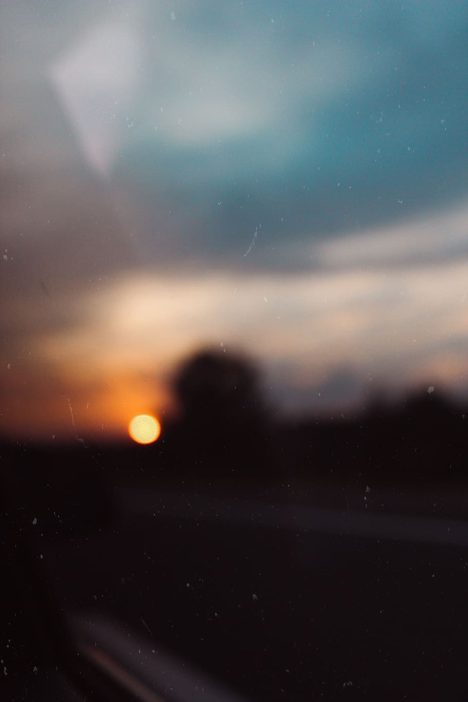 HD wallpaper: sunset, unfocused, blurry, blurred, summer, roads, mountain