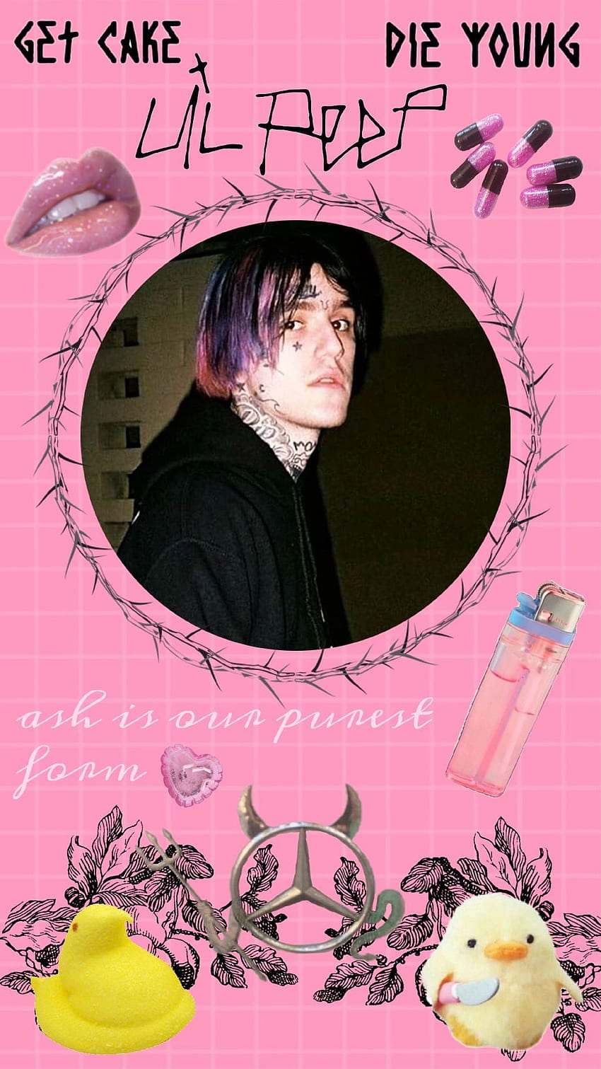 Cool Pink Lil Peep in Love, Lil Peep Aesthetic HD phone wallpaper
