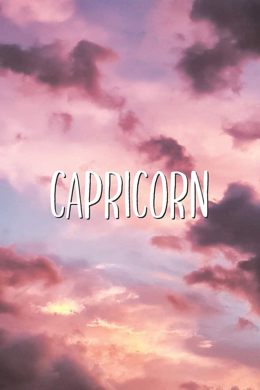 The word capricorn is written on a cloudy sky - Capricorn