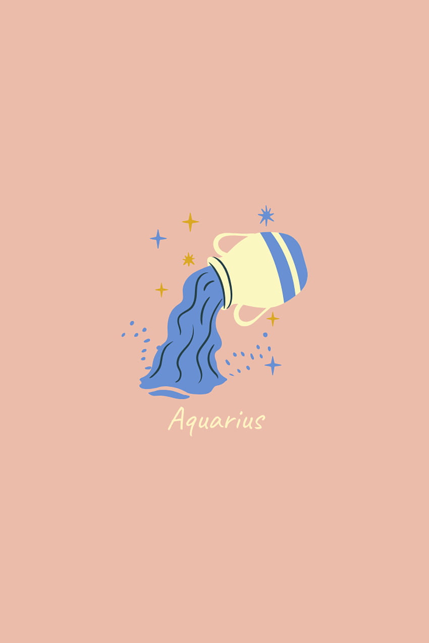 Aquarius Sign, Zodiac Cute HD phone wallpaper