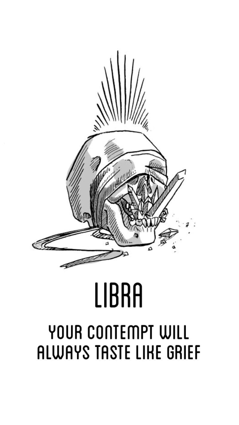 Libra the black and white, drawing, horoscope, october, september, sign, skull, HD phone wallpaper