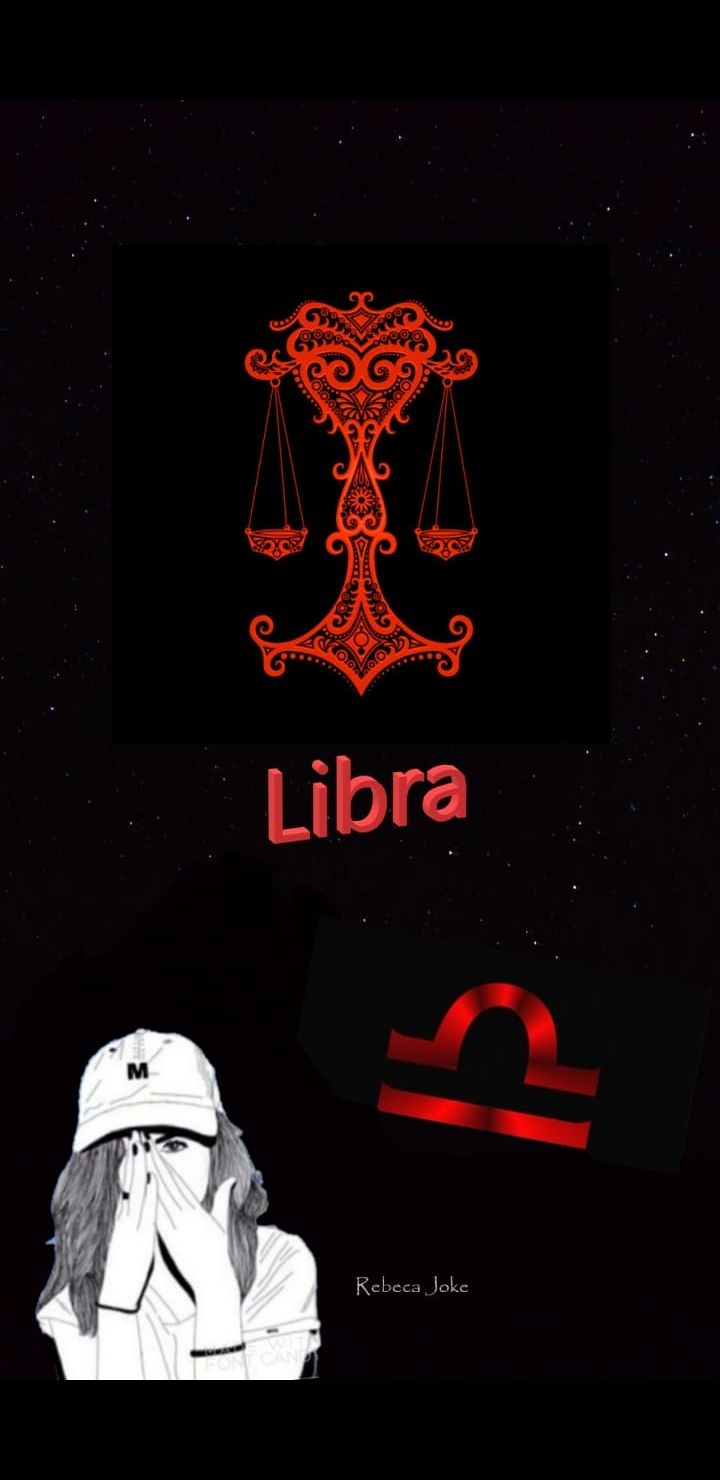 Red Libra Wallpaper. Rebeca Joke. Instagram wallpaper, Jokes, Accurate horoscopes