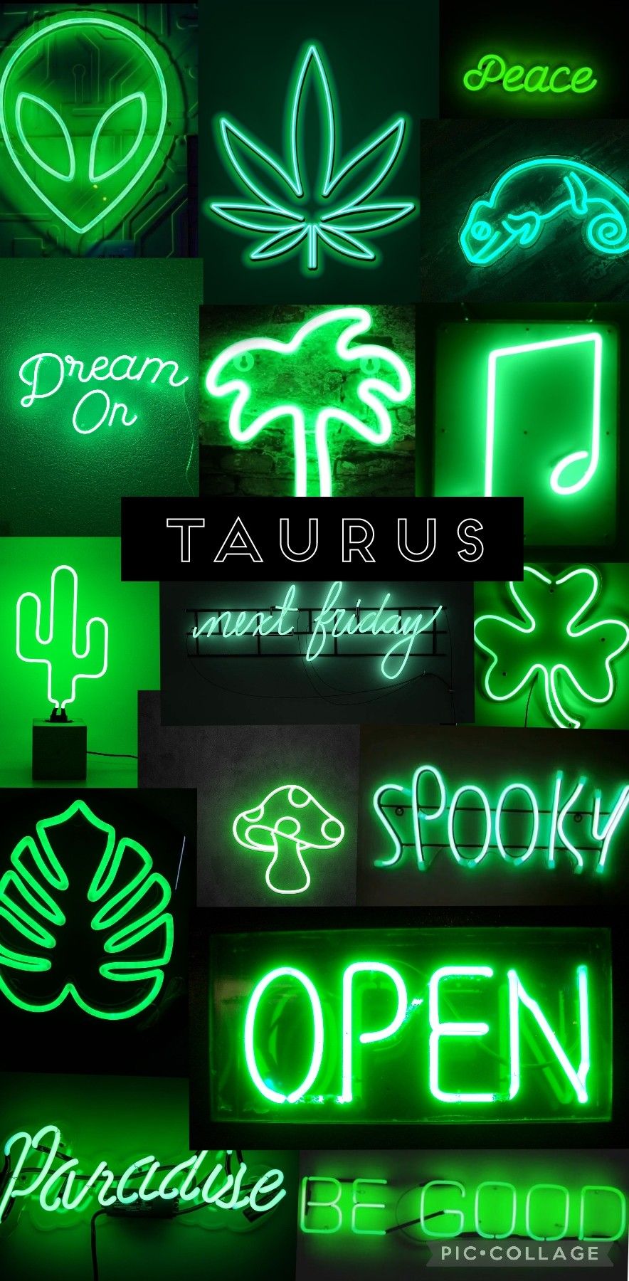 Aesthetic Taurus Neon Wallpaper. Taurus wallpaper, Neon wallpaper, Wallpaper iphone cute