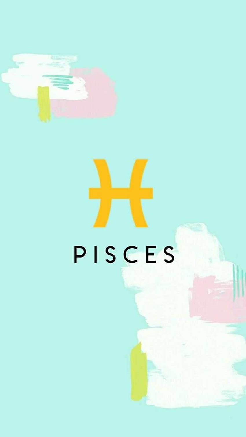 The pisces logo with a colorful background - Pisces