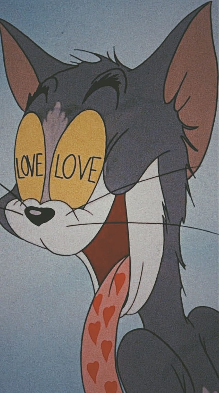 Cartoons tom and jerry aesthetic HD phone wallpaper