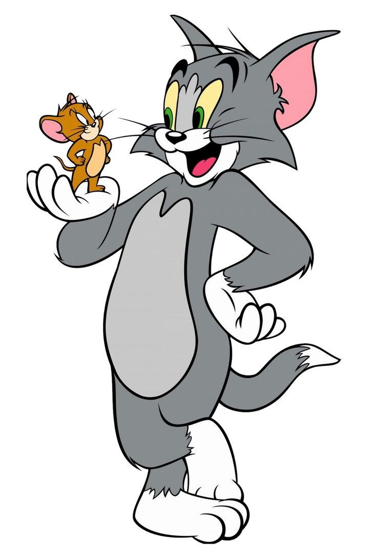 Tom and Jerry, the famous cartoon characters. - Tom and Jerry