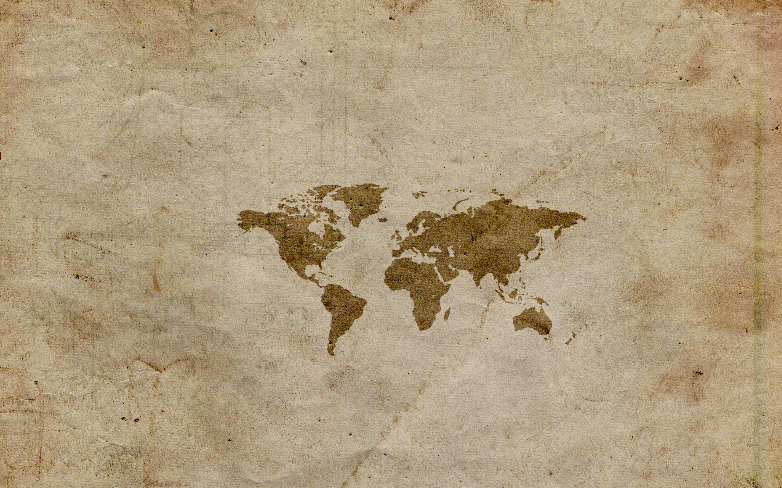 World map [3] wallpaper Art wallpaper