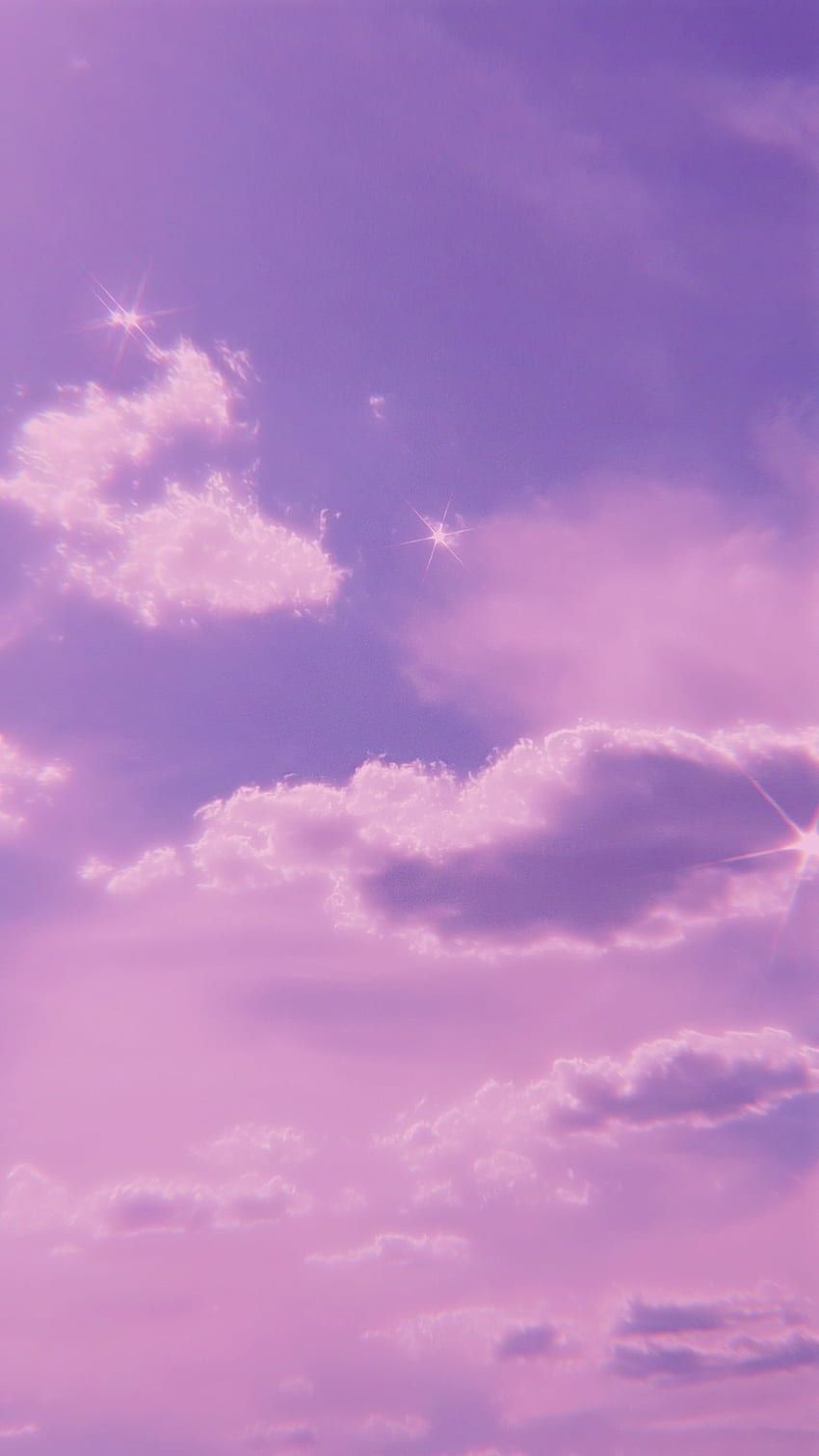 Purple sky aesthetic HD wallpaper