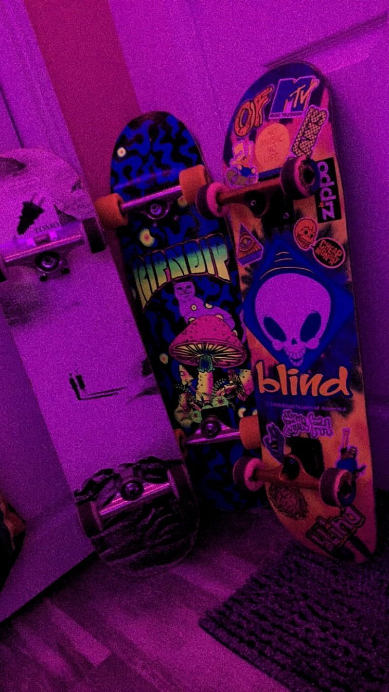 Skateboards, aesthetic, HD phone wallpaper
