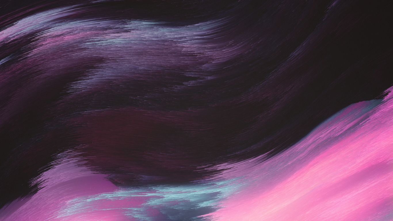 A painting of pink and purple colors - 1366x768