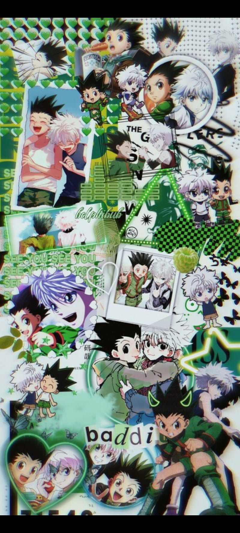 Gon and killua, anime, gon aesthetic, gon and killua aesthetic, hunters x hunter, HD phone wallpaper