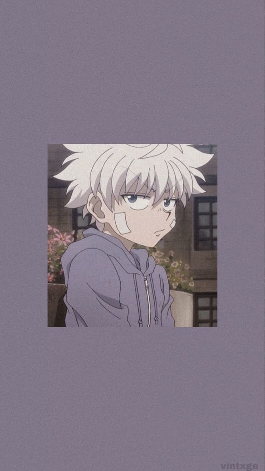 Blue aesthetic anime killua HD wallpaper