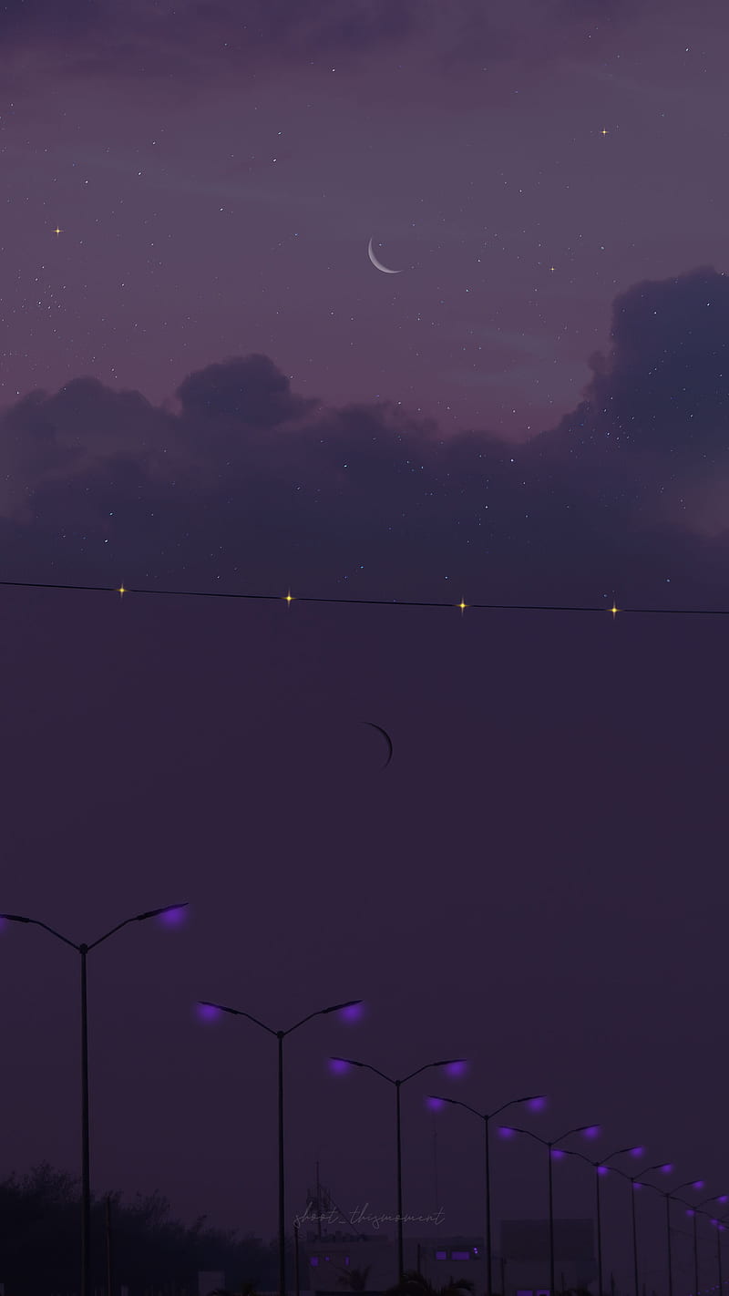 HD lofi sky wallpaper