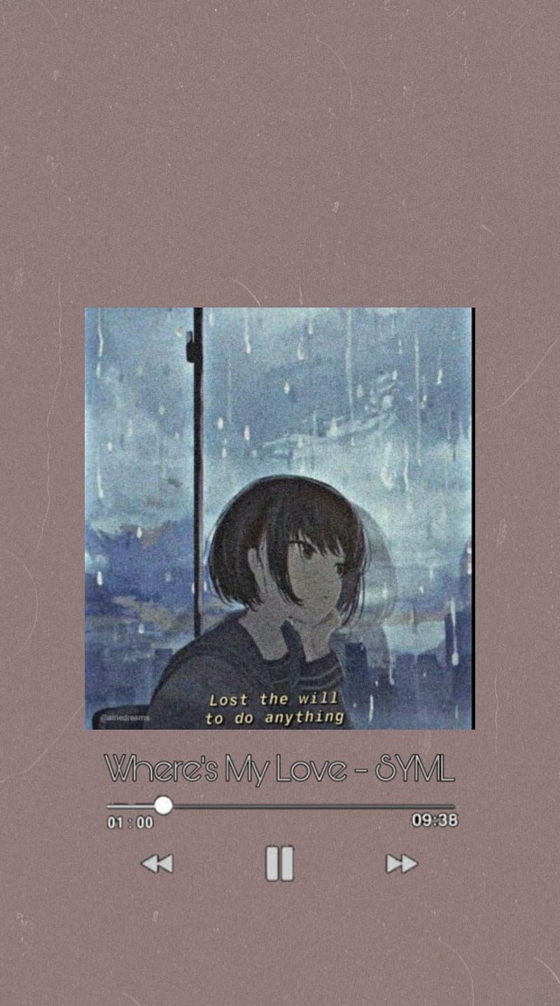 Lonely anime girl, aesthetic, anime girl, anime girls, depressed, sad, sad anime girl, HD phone wallpaper