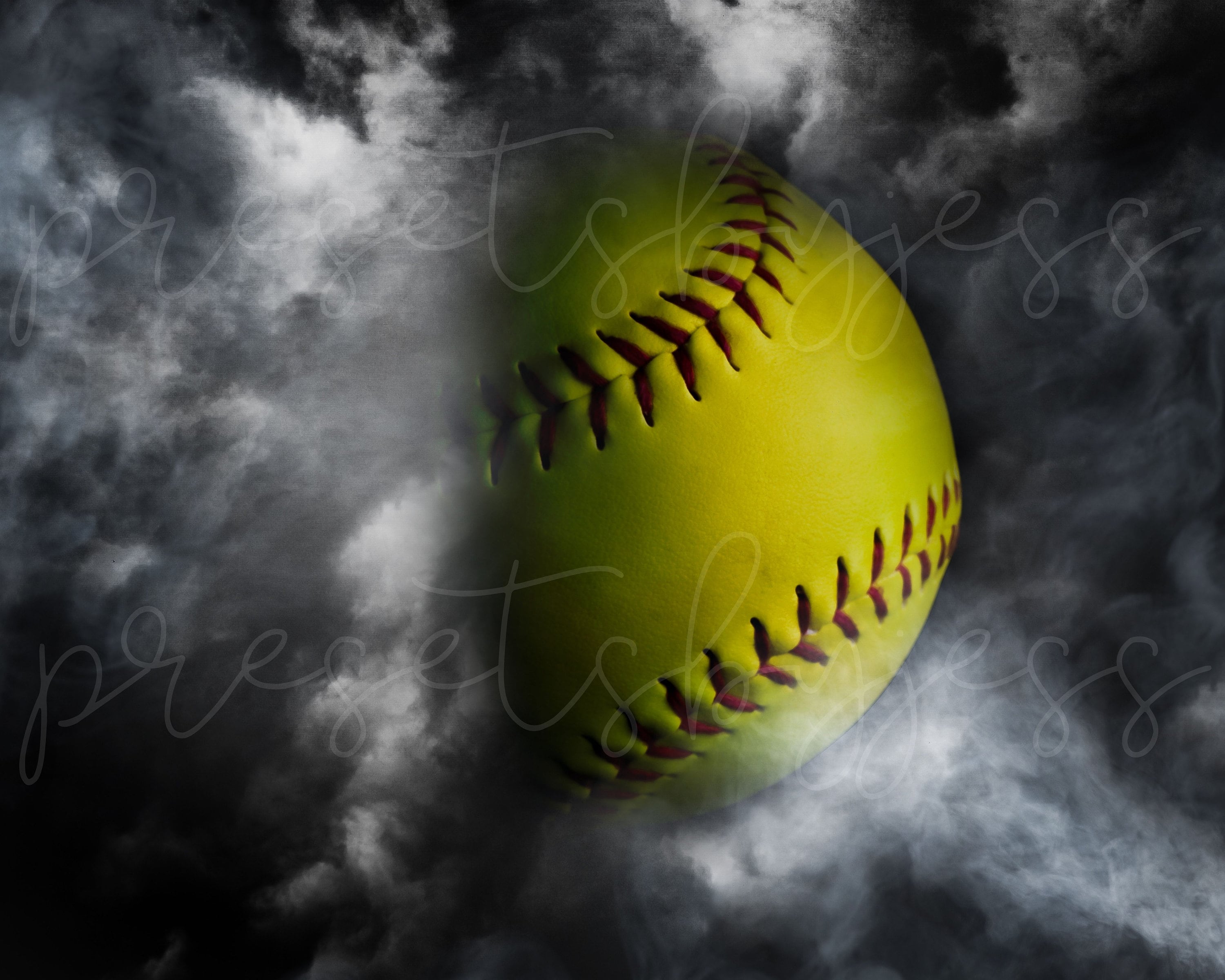 A softball in the clouds - Softball