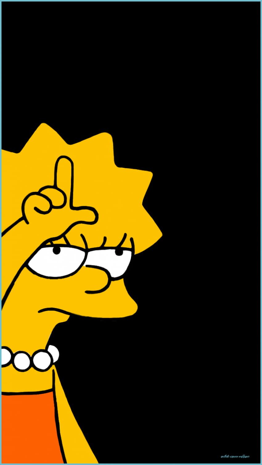 Lisa Simpson wallpaper for iPhone and Android phone. - Lisa Simpson, The Simpsons, Homer Simpson
