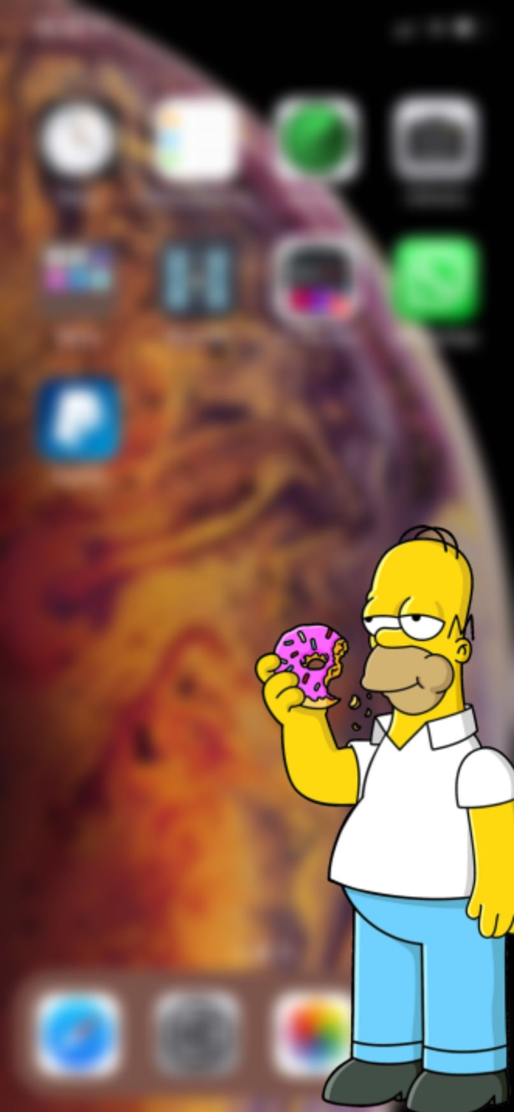 Aesthetic Simpsons iPhone Wallpaper