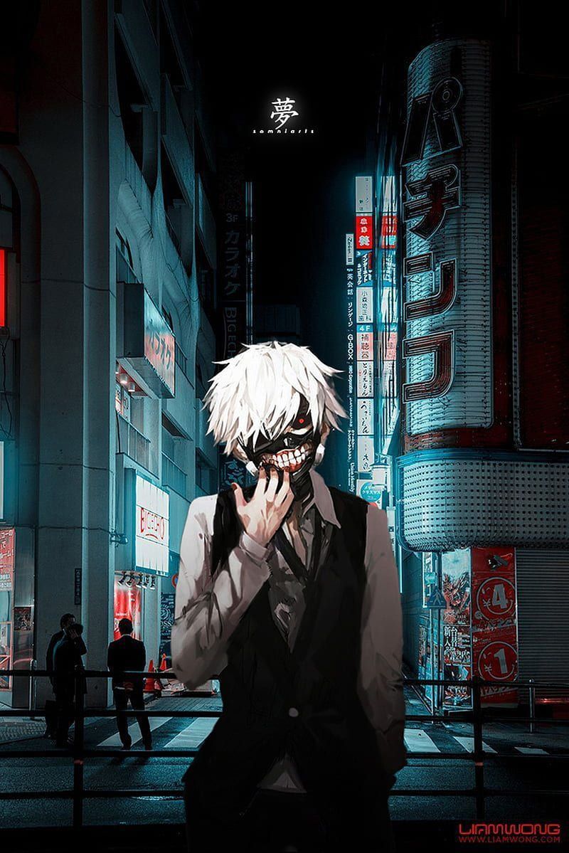 HD tokyo ghoul aesthetics wallpaper