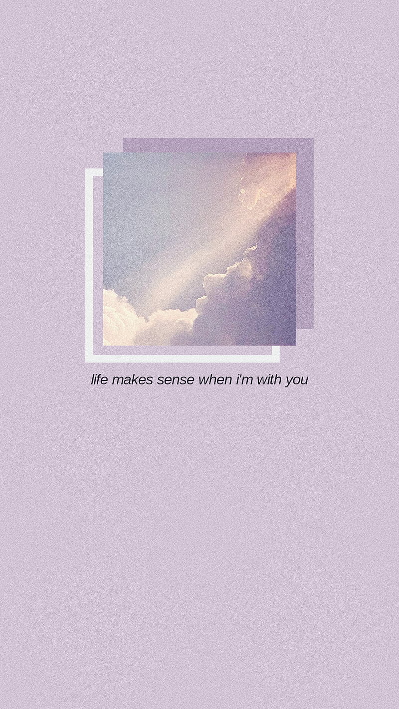 Aesthetic background with a quote - Lana Del Rey